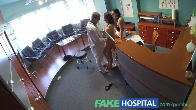 FakeHospital Nurse seduces patient and enjoys licking her pussy