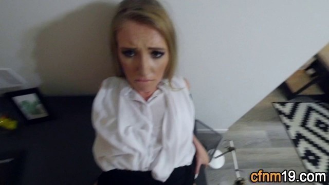 Clothed babe pov sucking and fucking