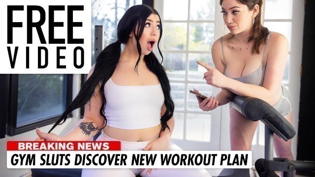 Thick Influencer Holly Day got Horny for Lesbian Gym Trainer Alyx Star