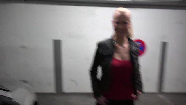 BlondeHexe - Public Sex Attack in the Garage - Sex Überfall im Parkhaus