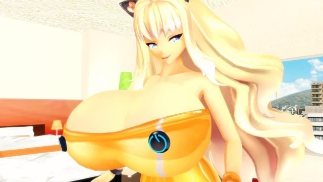 Sexy Anime Girl Breast Expansion and Butt Inflation - by Imbapovi