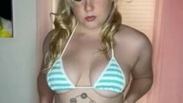 Hazel Brie Is Ready For Cum On Her Bikini Body