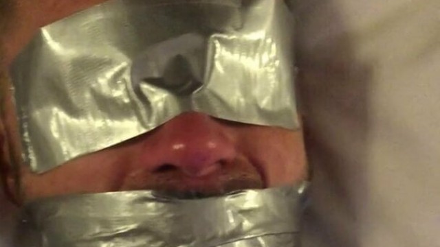 Mummifying and edging a hot straight guy (1 of 3)