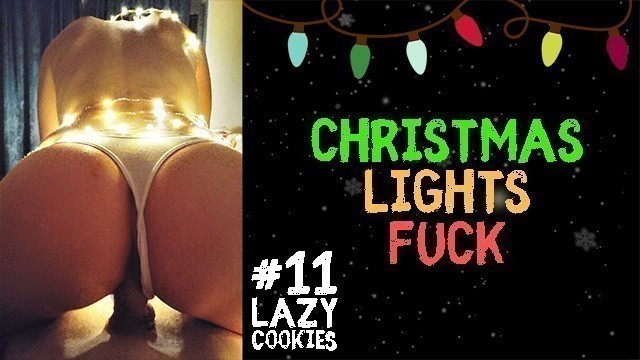 Christmas Elf Girl Fucks With Glowing Lights - LazyCookies Amateur Couple