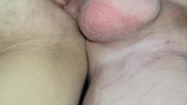 Wife cums on big cock