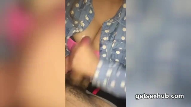 Girlfriend Blowjob And Clothed Boob Cumshot