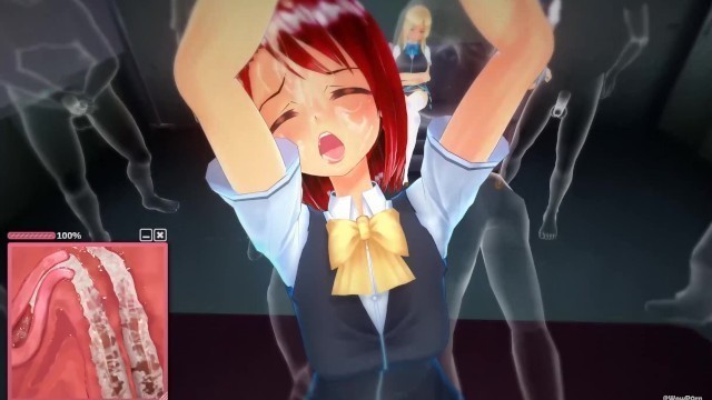Virtual Girl Sex - Elena - Gangbang Hanging With Double Penetrations