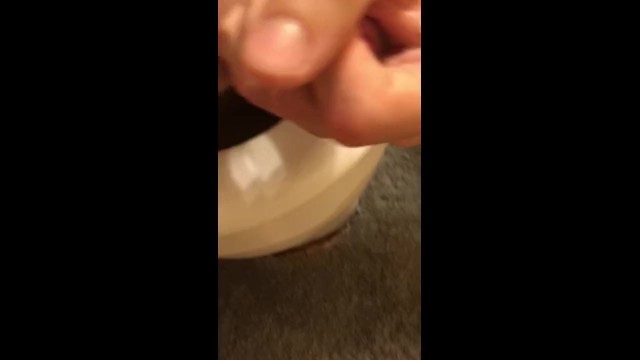 Big POV cumshot from white teen